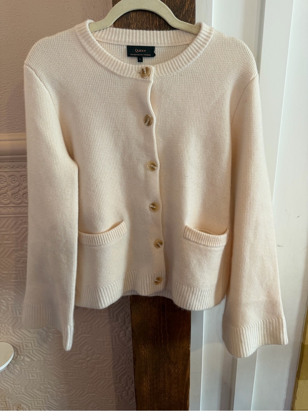 Quince Mongolian Cashmere Structured Cardigan - Picture 6 of 8